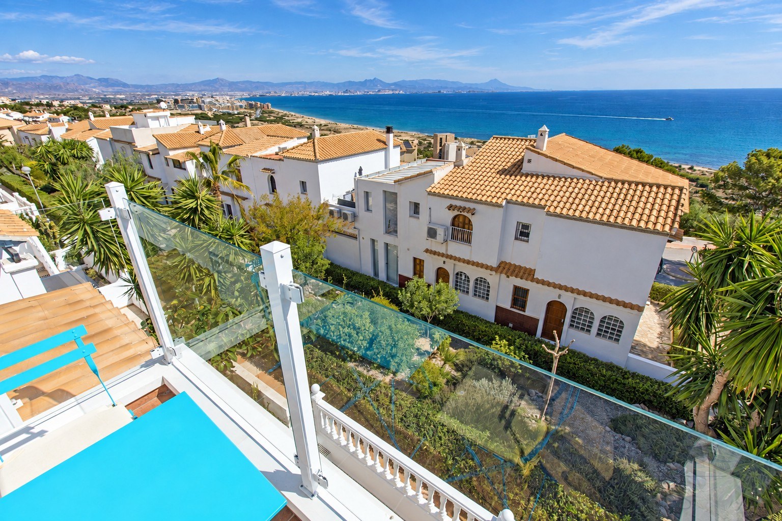 Balcony with sea view — Casa Seabreeze, Gran Alacant