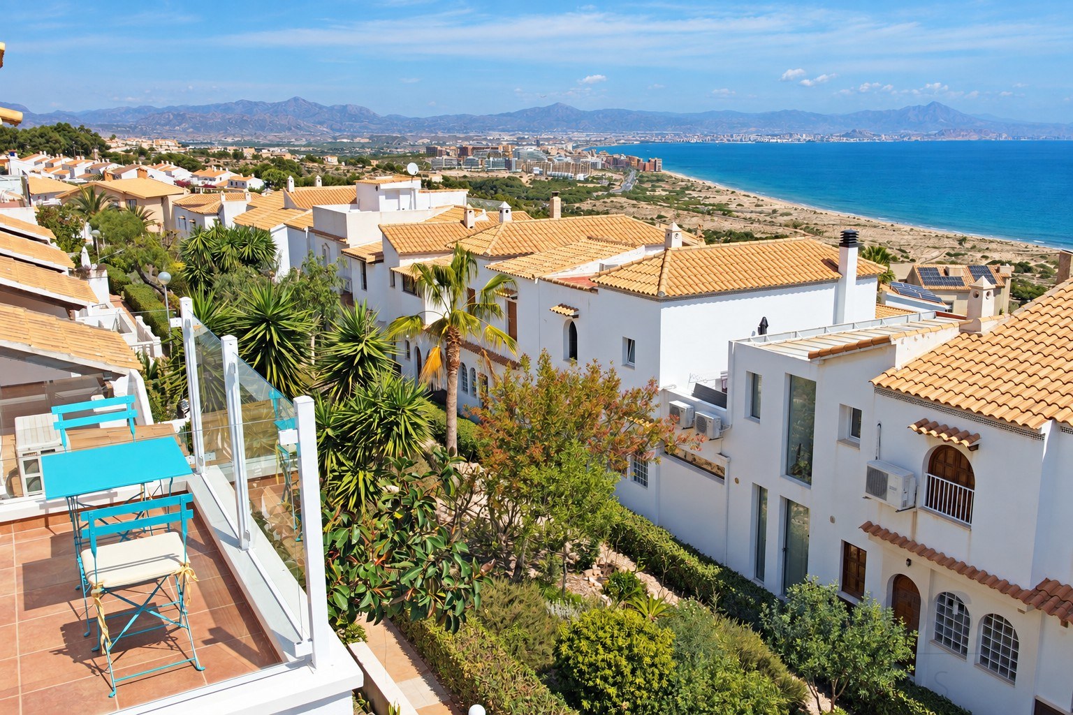 Balcony with sea view — Casa Seabreeze, Gran Alacant
