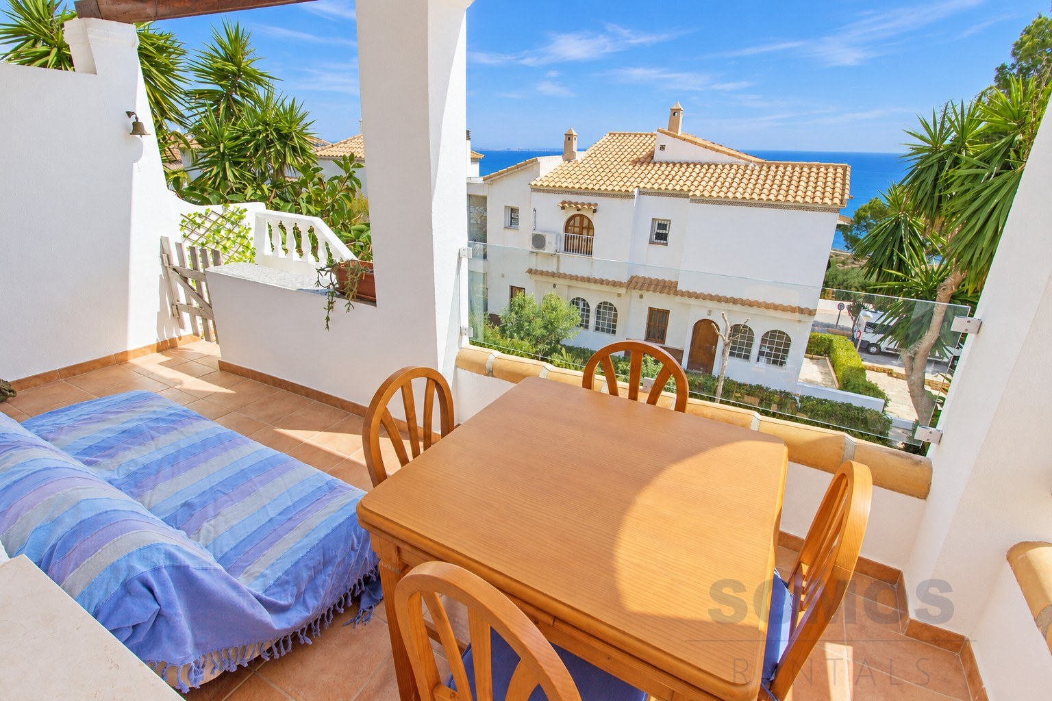 Terrace with sea views — Casa Seabreeze, Gran Alacant
